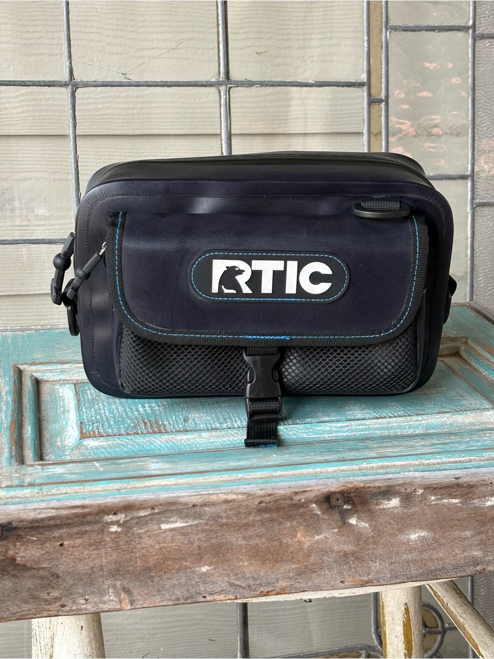 RTIC Side Pack Deluxe Blue Accessory Soft Pack Floats Waterproof Tackle Bag
